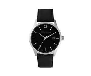 Larsson & Jennings automatic watch in matte steel and black