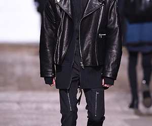 Model wearing Diesel Black Gold AW2016 collection