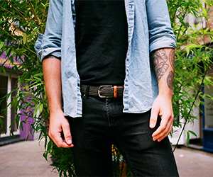 Man wearing a Brydon Brothers belt