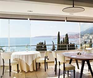 Restaurant Mirazur, Menton, France.