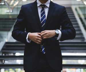 Business man in suit