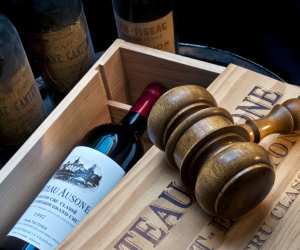 Wine going under the hammer at auction