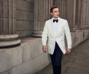 In celebration of the new opening, Oliver Brown has launched this limited-edition dinner jacket (£695)