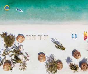 Sandals resort beach and watersports