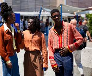 Guests at Pitti Uomo