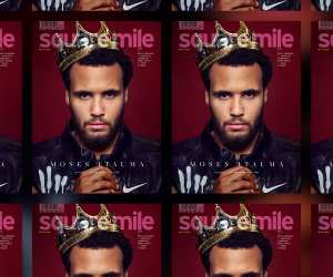 Square Mile magazine - issue 205 cover - Moses Itauma photographed by Dan Kennedy