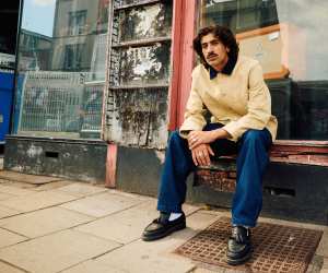 Model wearing Santa Cruz Skateboards