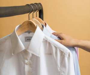 Shirts on a rack