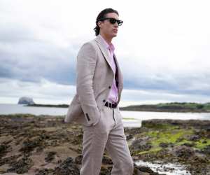 Walker Slater summer linen suit