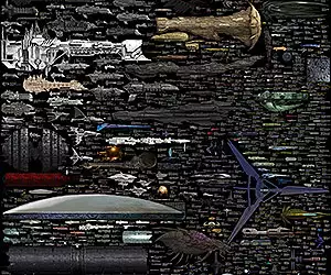 SciFi Starship Size Comparison Chart