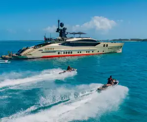 DB9 superyacht for charter