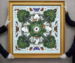 Burberry Queen’s Platinum Jubilee Silk Scarf