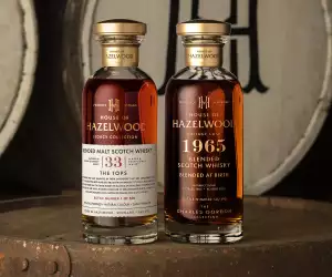House of Hazelwood whisky bottles