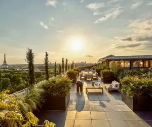 Le Meurice hotel penthouse terrace