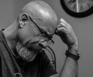 Bald man
