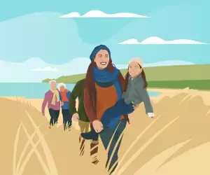 A family walk