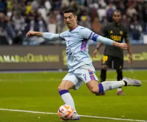 Cristiano Ronaldo playing for Al Nassr