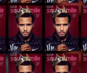 Square Mile magazine - issue 205 cover - Moses Itauma photographed by Dan Kennedy