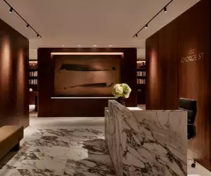 Reception area at 100 George Street W1