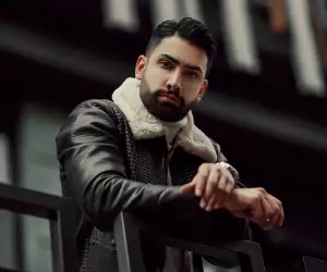 Model with beard