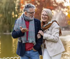 Middle-age couple