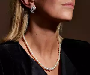 Woman wearing jewellery