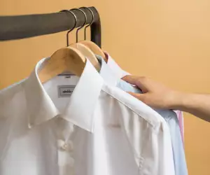 Shirts on a rack