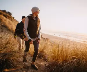 Couple on a hike