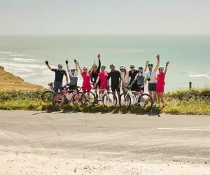 Cyclists on Isle of Wight