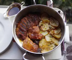 Roasted duck