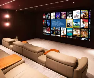 Ultimate luxury home cinema setup